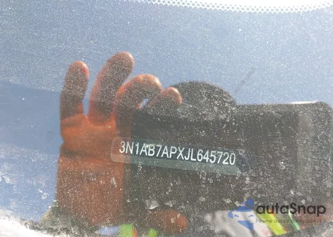 2018 Nissan Sentra Sv из США, поврежденный, VIN 3N1AB7APXJL645720